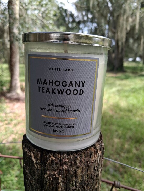 White Barn Other - White Barn Mahogany Teakwood jar candle